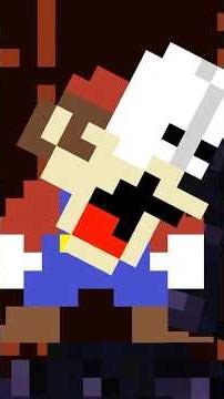 Everything Mario Touches Turns Into Obsidian #supermario #mario #games #nintendo