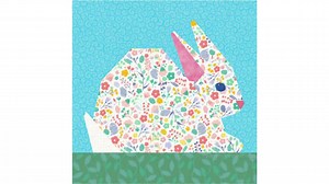 Baby Bunny Quilt Block Pattern for Paper Piecing, PDF Download, 6 & 9 Inch Blocks, Resizable, Easy Foundation Piecing FPP - Etsy