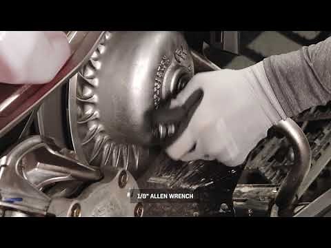 XCR Drive Belt Deflection Inspection and Adjustment - Polaris Snowmobiles