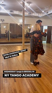 WEDNESDAY Tango Group lessons in BROOKLYN ✅ 7PM -8PM TANGO for BEGINNERS ✅ 8PM -9PM tango TECHNIQUE class for ALL LEVELS ✅ 9PM -10PM TANHO GROUP class for INTERMEDIATE level #nytangoacademy #tangodance #dance NY Tango Academy Iakof Shonsky Halina Grechko | Iakof Shonsky