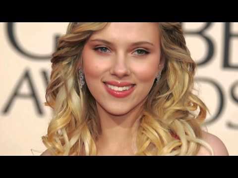 Scarlett Johansson Flaunts Mega Cleavage In Red Dress At Golden Globe Awards Function