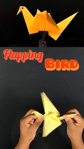 How to make a Paper flapping bird 🕊️