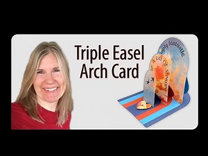 Triple Easel Arch Card