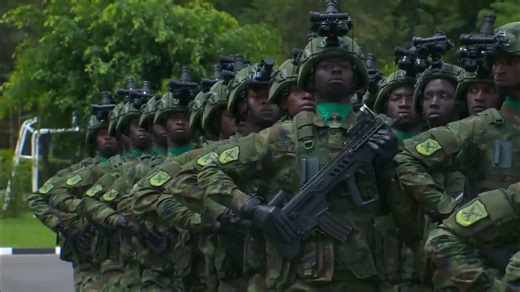 卢旺达国防军RDF常规军事训练高级课程 步兵旅实训科目