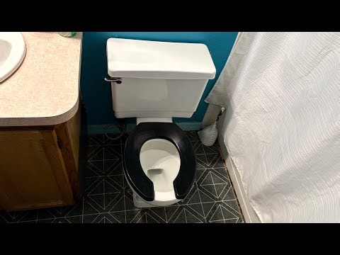 1962 Universal Rundle Climax toilet installed