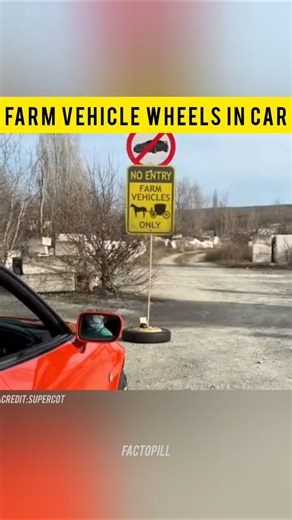 What happened if Farm vehicle wheels in car #shorts