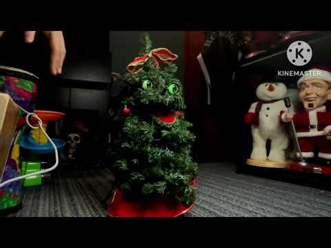 Gemmy 1998 hip swinging Penelope pine audio rip glitching footage