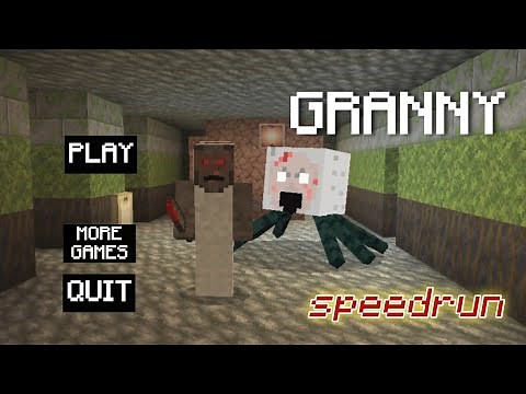 Granny 1.8 - Sewer escape minecraft speedrun