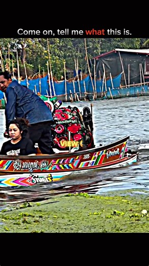When You Put a Massive Turbo Engine on a Tiny Boat 🚨💀 #boat #turbo #turboengine #edit #fyp #shorts