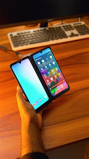 Mr.Rohit Shroff on Instagram: "There was a time when phones didn’t just follow trends. They experimented. The LG G8X Dual Screen was one of those rare devices. Not loud. Not hyped. Just quietly different. Opening that second screen felt like opening possibilities. YouTube on one side, WhatsApp on the other. Gaming on one screen, chat on the second. No shortcuts. No compromises. It wasn’t perfect. But it was brave. In an era where every phone started looking the same, LG dared to ask, “What if?”