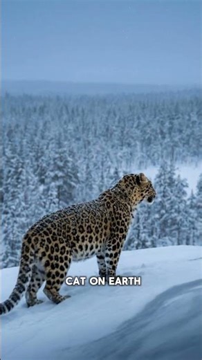 The Rarest Big Cat on Earth… 😞🐆 #wildlife