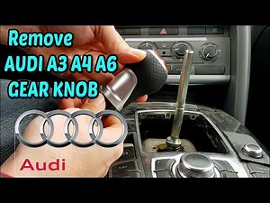 How to replace the gear lever of the Audi A4 - Audi A4 (B8)