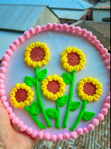 Clay Crafting: Create a Beautiful Sunflower 🌻