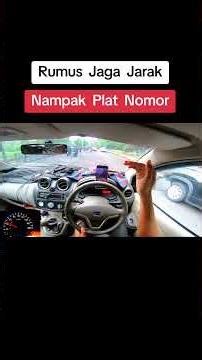 Social Distancing Formula on the Road - As Long as the License Plate is Visible, You're Safe