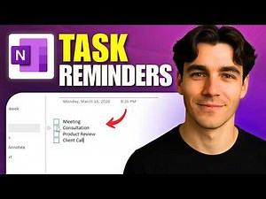 How To Set Up Task List Reminders In OneNote (Tutorial 2026)