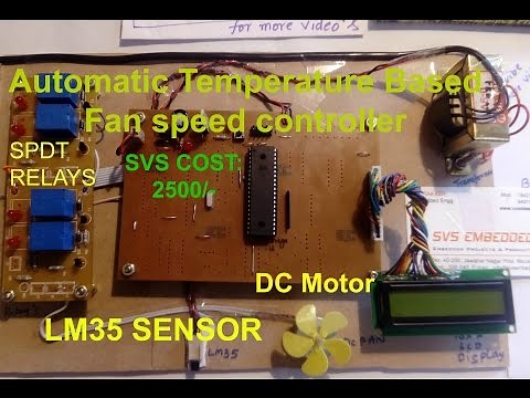 Automatic Temperature Based Fan speed controller