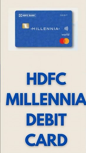 Hdfc millennia debit card benefits