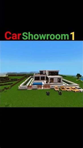 Minecraft open car showroom/minecraft car shop part = 1