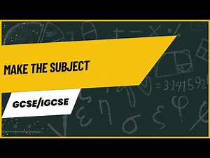 Rearranging Formulas: Make g the Subject | Step-by-Step Explanation