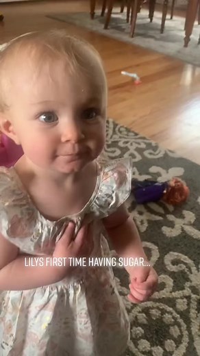 Baby Lily's First Sugar Experience | Hilarious Reaction
