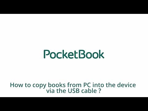 How to Copy Books From PC Into the Device Via the USB Cable | PocketBook Official Channel