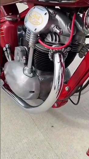 Well maintained antique Java 500 motorcycle #harleydavidson #antiquemotorcycle