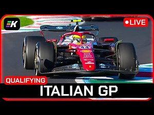 F1 LIVE - Italian GP Qualifying Watchalong With Commentary!