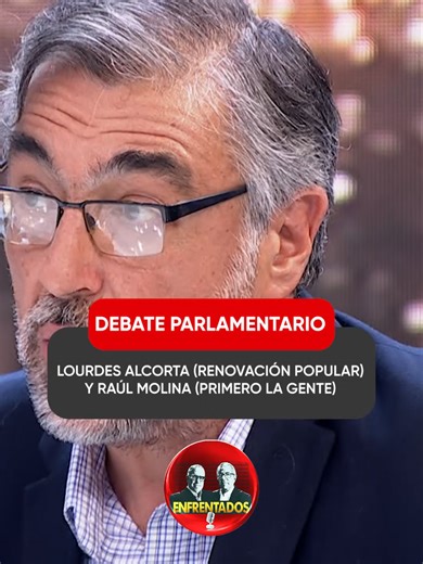 En #Enfrentados, Lourdes Alcorta de Renovación Popular y Raúl Molina de Primero La Gente protagonizaron un intercambio de posturas marcado por críticas y diferencias políticas 📺Todos los domingos después de Cuarto Poder, por América. Míralo en VIVO y GRATIS -Solo Perú- por @AmericaTVGO