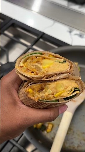 Vegan Daniel Fast Breakfast Wrap