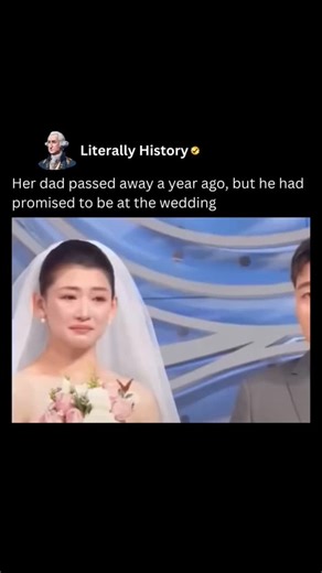 11:11 on Instagram: "A deeply emotional story has emerged about a bride whose father, who passed away a year before her wedding, made a heartfelt promise to be present on her special day. Despite his absence, the bride experienced a profound sign that fulfilled his vow. On the wedding day, a butterfly appeared and lingered near her, symbolizing her father's presence and love. This poignant moment touched the hearts of those who witnessed it, highlighting the enduring bond between parent and chil