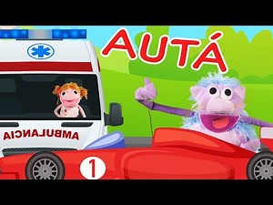 Autá pre deti - učíme sa s deťmi autá | Zvuky áut | video pre deti | Hanička a Murko