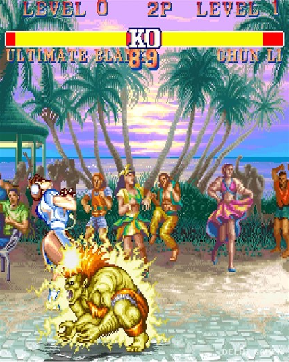 Blanka vs Chun-Li - Street Fighter II #StreetFighterII #nostalgia #retrogaming #arcade | Delhi Gamer