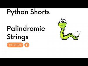 Python Shorts - Function to check if a string is a palindrome or not
