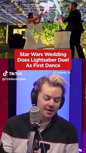 The wife just stood there for a bit! ✨💍 #starwars #wedding #RTJ