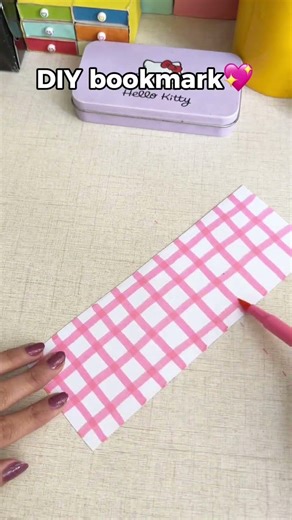 DIY Cute Bookmark 💖✨ | Easy Paper Craft for Study Time#diybookmark#bookmark#papercraft#shorts