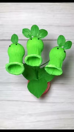 How to make a Paper Plants vs. Zombies Toy | Origami Tutorial | Paper Folding DIY Crafts Idea