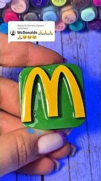 McDonald's Logo Printed & Painted #logo #logodesign