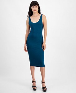 Bar III Women's Sleeveless Midi Bodycon Dress, Created for Macy's - Macy's