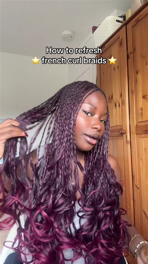 French Curl Maintenance Routine: How to Refresh French Curl Braids