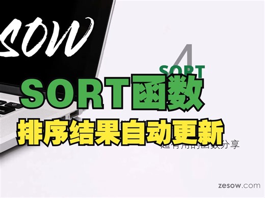 90%你觉得很简单且用不上的函数帮上大忙了！排序结果自动更新？SORT函数分分钟搞定！