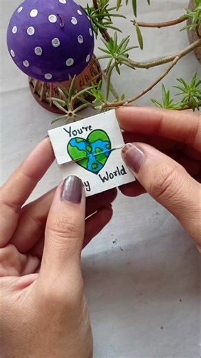 cute infinity card ✨♥️ #diy #shorts