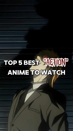 5 BEST ACTION ANIME TO WATCH ⚠️ | #shorts #anime