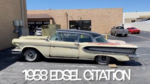 28K views · 1.1K reactions | Charles Phoenix JOYRIDE: Ford Motor Company's Edsel, an all-new marque intruduced in 1957 for the 58 model was the most anticipated, promoted and beranded car ever to roll off an assembly line ... YES, this toip-of-the-line Citation is a diamond in the rough ... but def worth restoring to divine perfection !!! ... | Charles Phoenix | Facebook