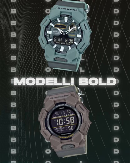 Ora disponibile la nuova serie Urban Tactical 🔥 Due modelli che uniscono durata, sostenibilità e design pratico con prestazioni elevate senza compromettere l’impatto ambientale! Il GD-010CE è realizzato con materiali sostenibili con il cinturino in CORDURA® re/cor™ ed è estremamente versatile. Puoi usarlo nelle situazioni lavorative come contesti casual. Il GA-010CE ha il cinturino in resina bio-based ed è tinto con coloranti FOOD TEXTILE derivati da estratti di rapa rossa, per una tonalità del