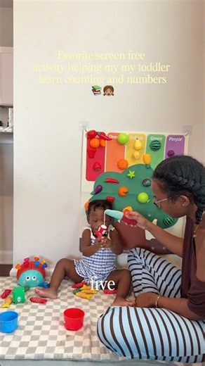 The KEY to smarter kids 👧🏽📚 #screenfreeplay #toddlerlearning #screenfreeparenting #montessori
