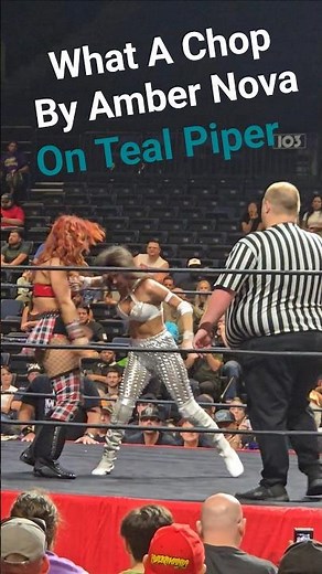 Amber Nova vs Teal Piper 🔥 Chops Fly in This Rowdy Showdown @ ALW Star Spangled Slammer 9 #wrestling
