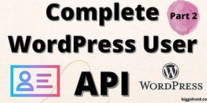 Complete WordPress User API