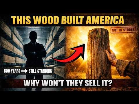 500-Year-Old Fencepost. Still Standing. Why Won't They Sell You This Wood?