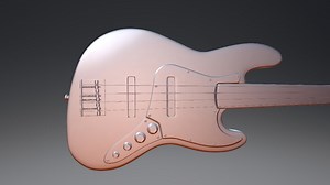 Fender Jazz Bass - 3D model by telo