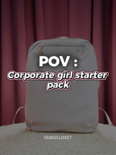 Yogurt Backpack Gugu03 – Backpack besar dengan slot laptop berkusyen